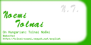 noemi tolnai business card