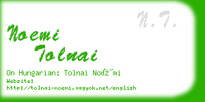 noemi tolnai business card